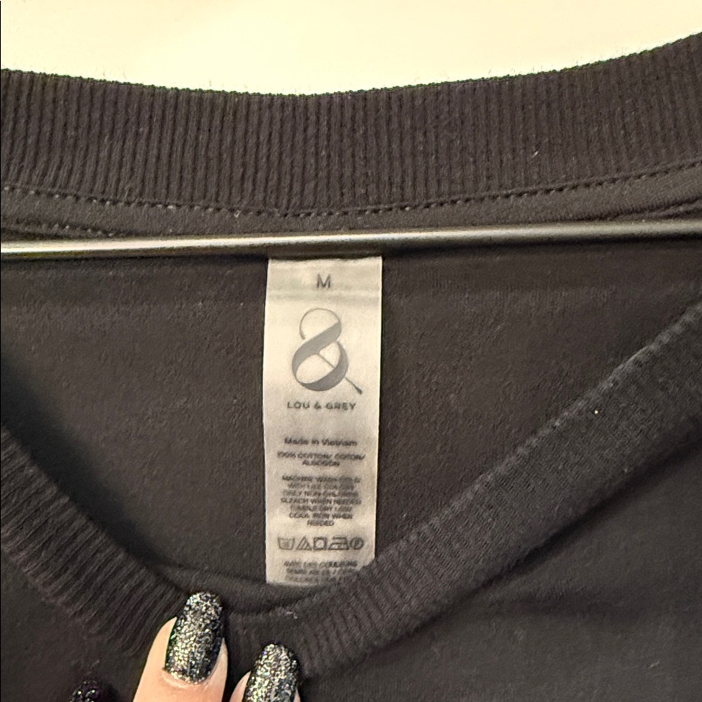 LOFT Lou & Grey Long Sleeve Pocket Tee - Picture 4 of 10